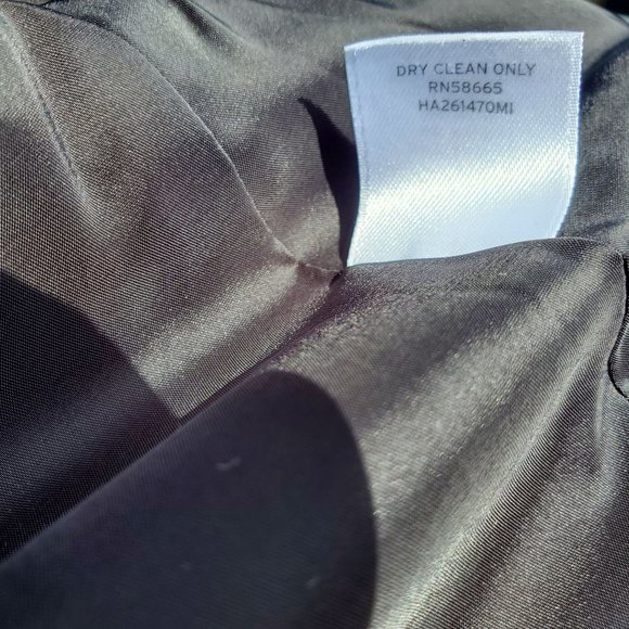 Halogen Tweed Black Blazer Jacket Size Lg Nordstrom - Picture 11 of 11